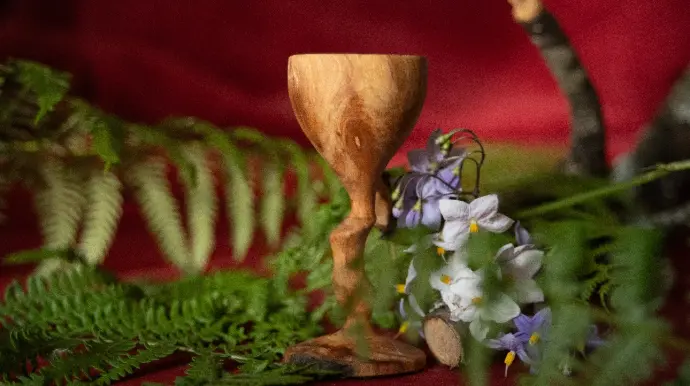 Coquetier en pommier