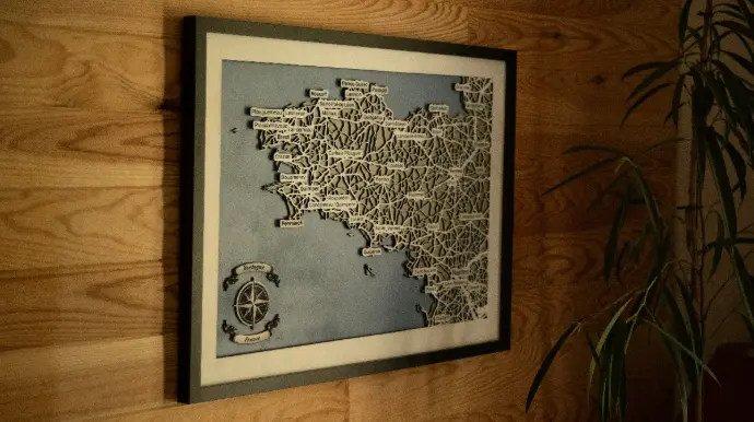 Carte de la Bretagne