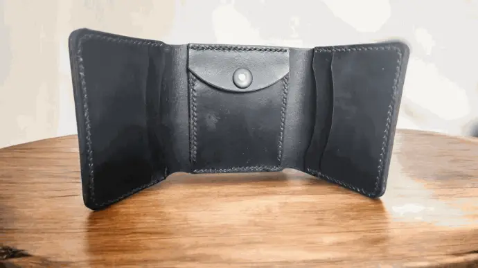 Portefeuille en cuir 