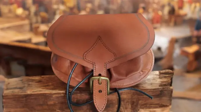 Sacoche en cuir